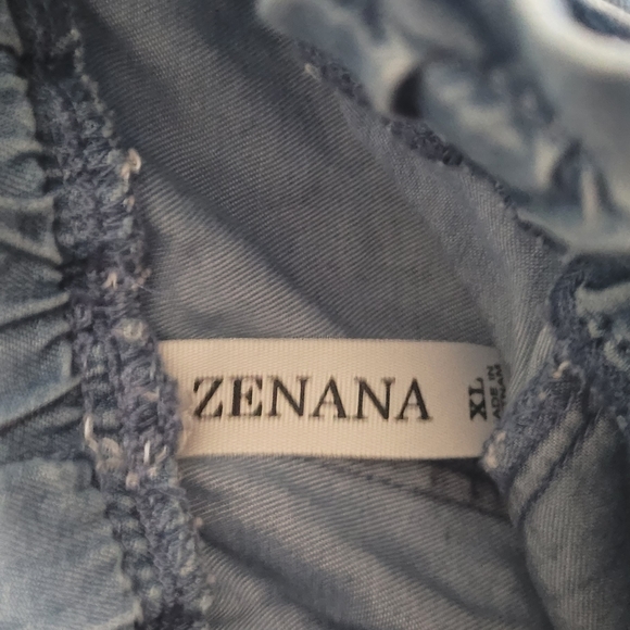 Zenana wide leg flowy pants (39) - Picture 4 of 4